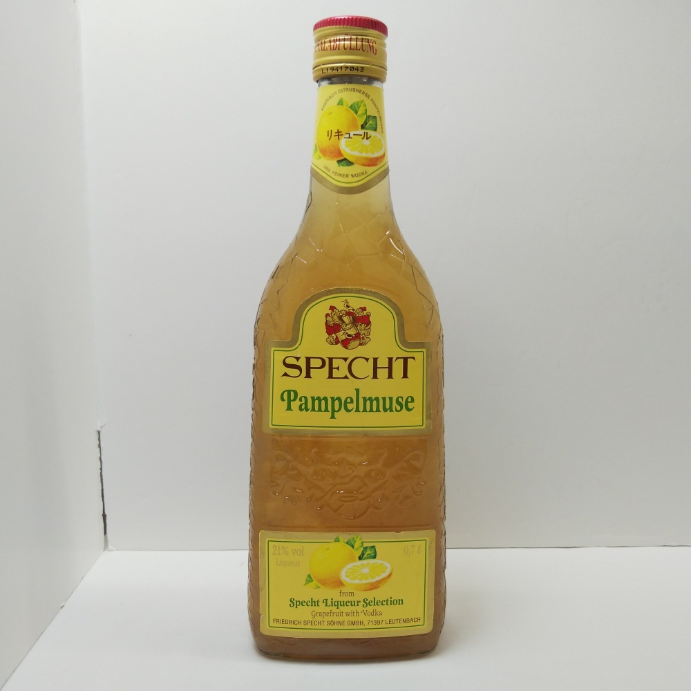 B25-2310 SPECHT Pamoelmuse シュペヒト パンペルムーゼ リキュール グレープフルーツ 700ml 21% ドイツ 輸入者ユニオンフード 古酒 未開栓拍卖