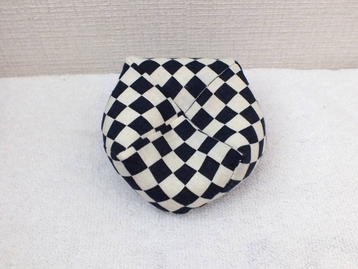 ドールサイズ★市松模様☆椅子クッション★*ハンドメイド* ドール用・ねんどろいど・アクスタ・ぬいぐるみ等に♪拍卖