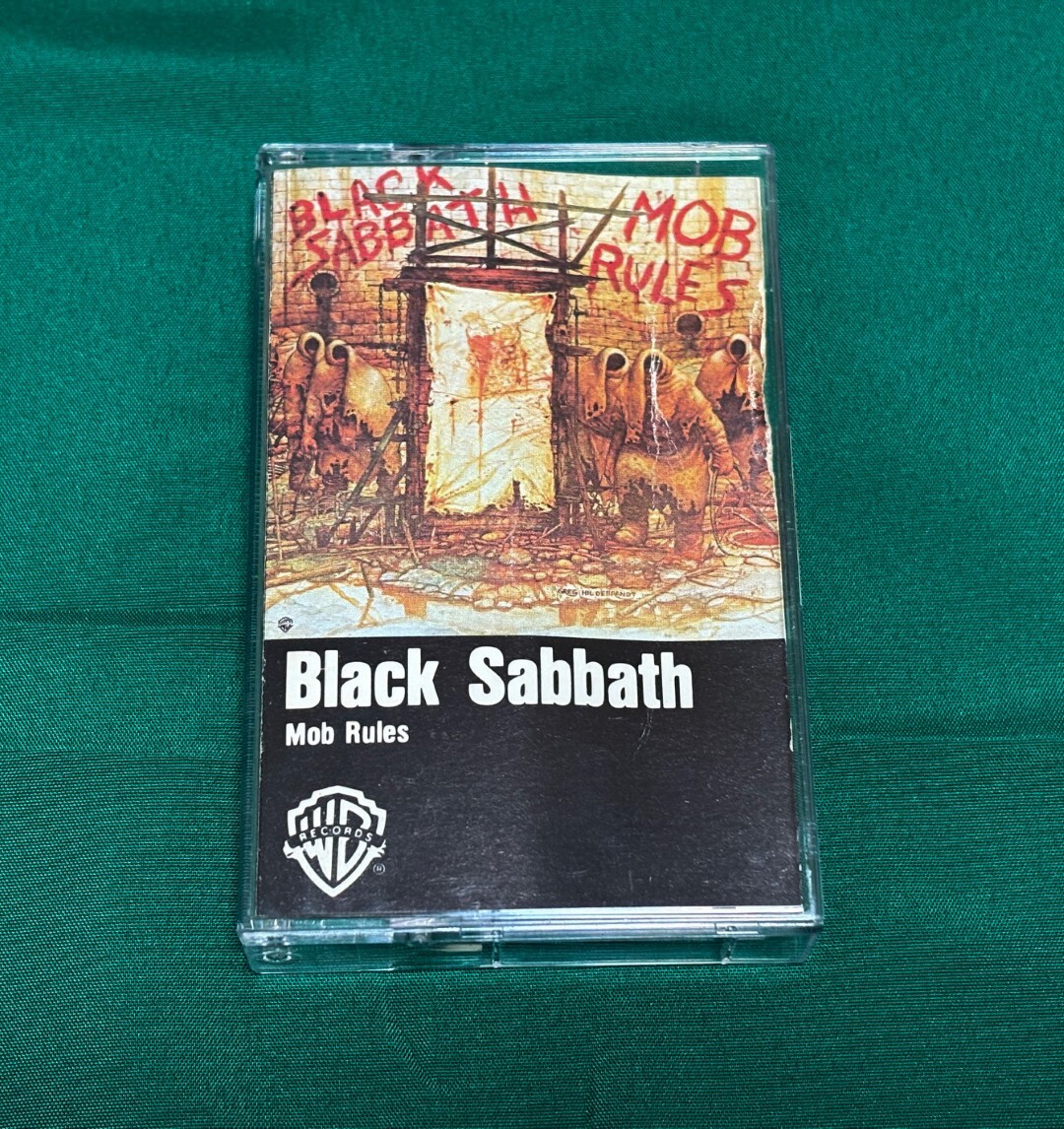 ◆カナダORG カセットテープ◆ BLACK SABBATH / MOB RULES / ブラック・サバス / 悪魔の掟 ◆テープ8本まで送料230円拍卖