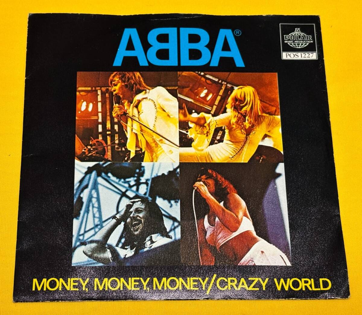 ◆スウェーデンORG◆ ABBA / MONEY MONEY MONEY / CRAZY WORLD ◆POLARオリジナル盤! /EP10枚まで送料230円拍卖