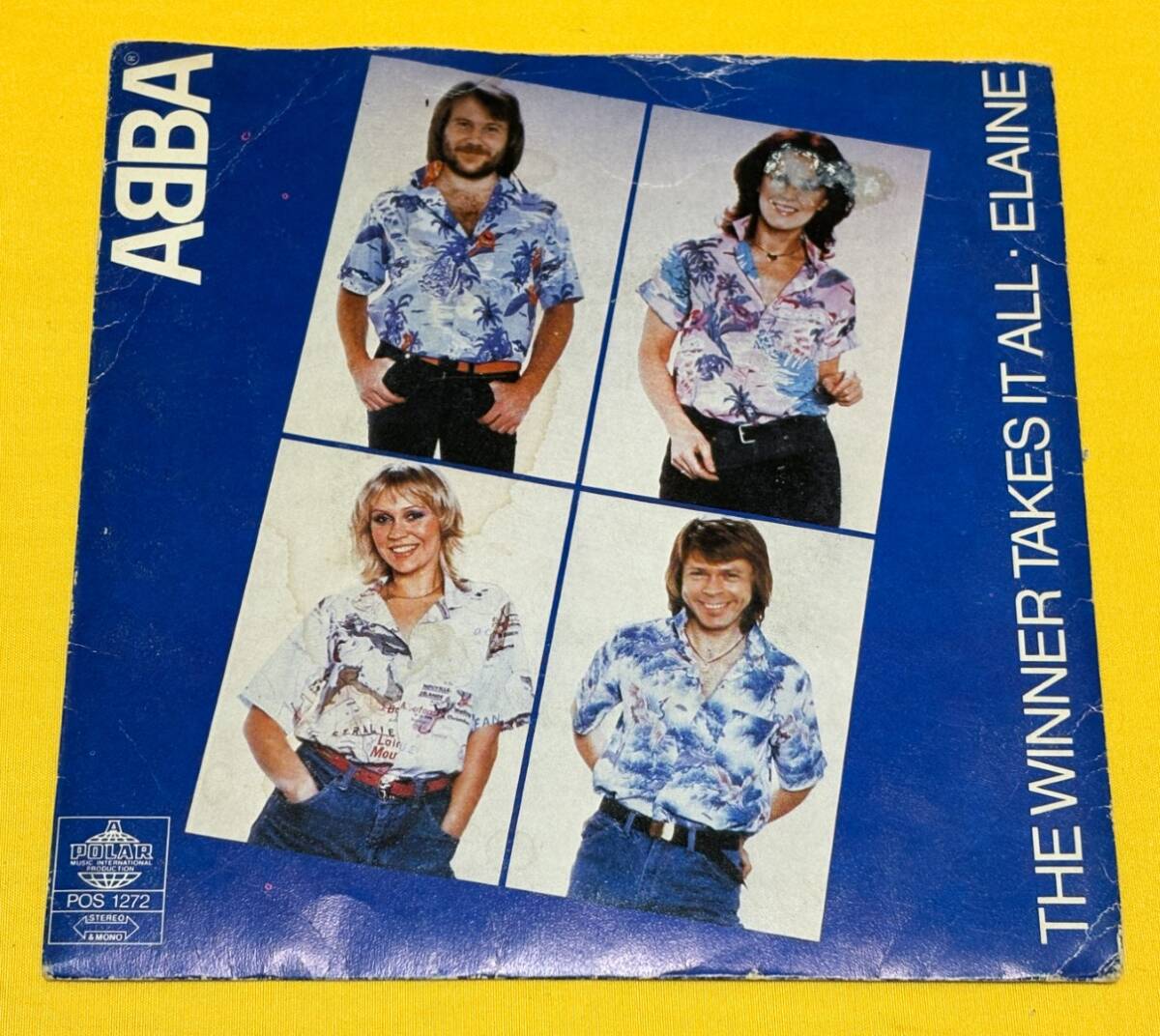 ◆スウェーデンORG◆ ABBA / THE WINNER TAKES IT ALL / ザ・ウィナー ◆POLARオリジナル盤! /EP10枚まで送料230円拍卖
