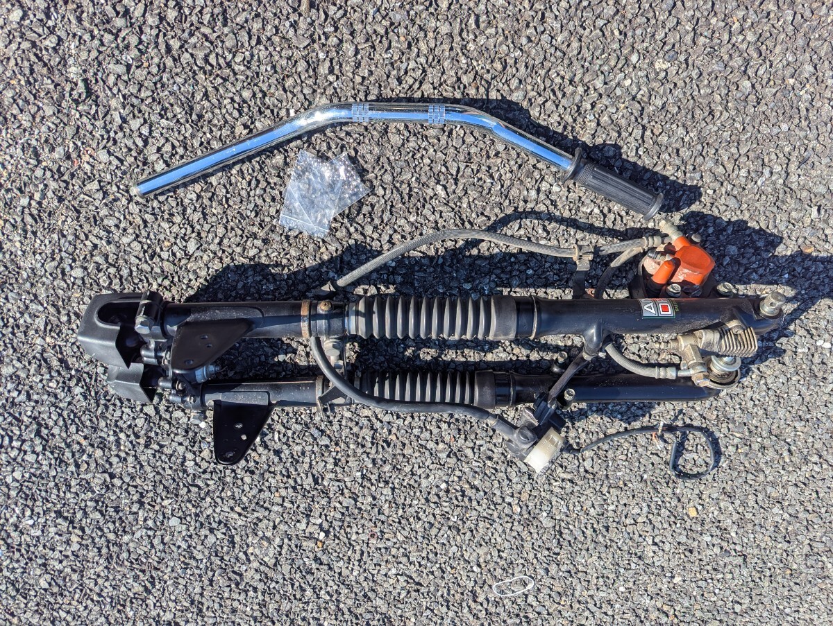 スズキ GS125E NF41B フロントフォーク キャリパー マスター ハンドル ステム トップブリッジ セット 国内モデル GS125拍卖