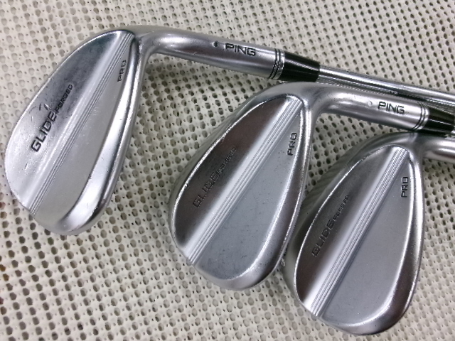 ■284■中古■GLIDE FORGED PRO■3本組■50°10S・54°10S・58°10S■NS PRO MODUS3 TOUR120■フレックスS■ブラック■拍卖