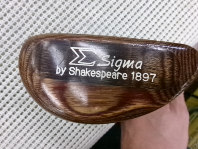 ■987■中古良品■木製パター■Sigma by Shakespeare 1897■34インチ■シグマ■シェイクスピア■拍卖