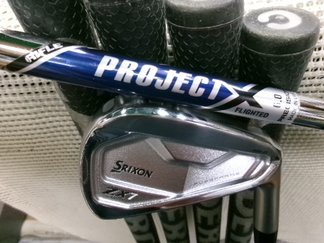 ■381■中古良品■SRIXON■ZX7 MKII■6本(5~P)■RIFLE PROJECT X FLIGHTED 6.0(SX)■スリクソン アイアン■マーク2■拍卖