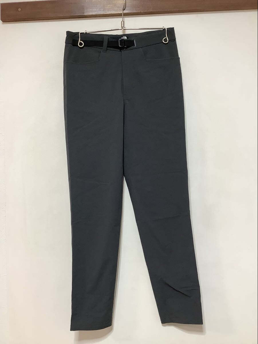 K-1631 THE NORTH FACE ノースフェイス NB81863 エルクパンツ S ナイロンパンツ ダークグレー ストレッチ入り 細身 スリムパンツ 撥水拍卖