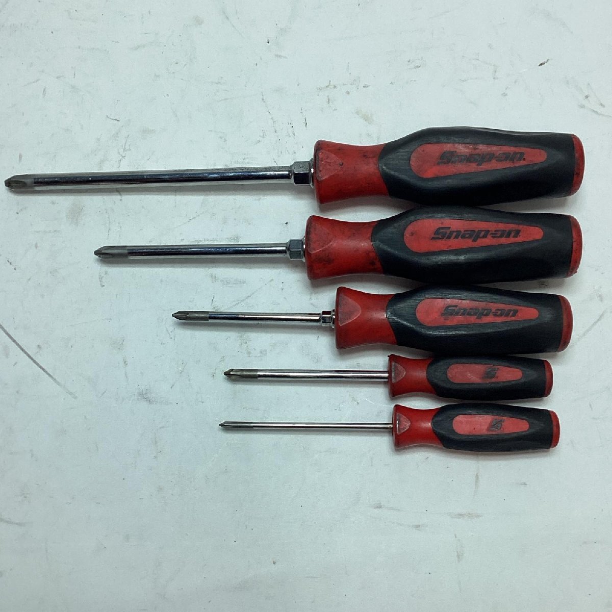 Snap-on スナップオン 工具 プラスドライバーセット SGDP300B/SGDP301B/SGDP311RB/SGDP421RB/SGDP631RB 傷や汚れあり拍卖