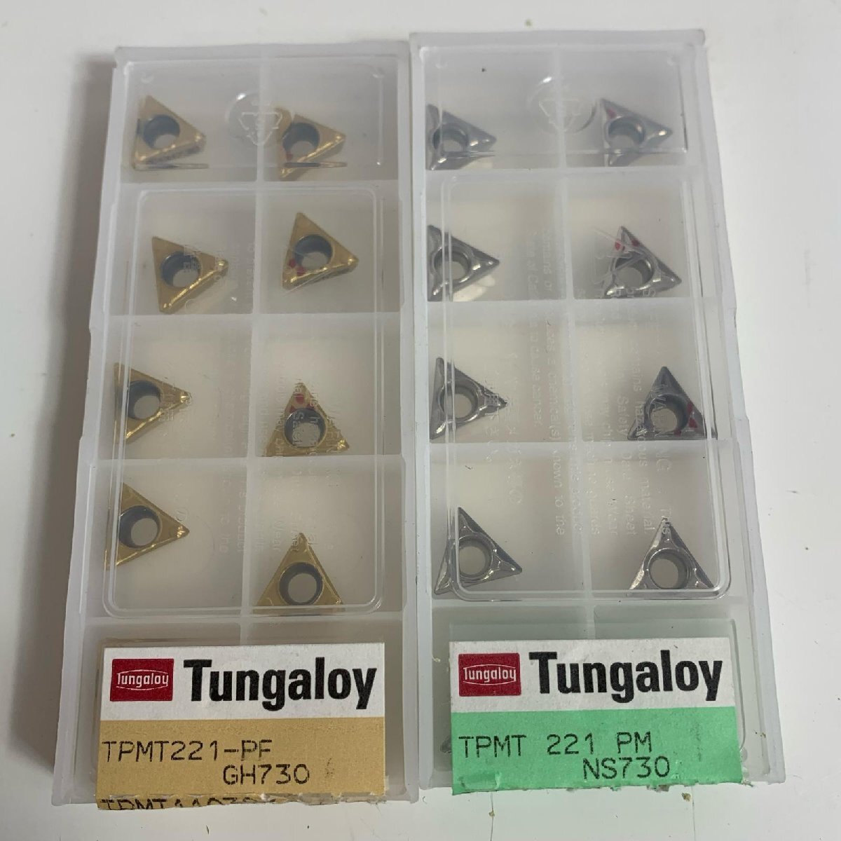 Tungaloy ねじ切りチップ2セット 目立った傷や汚れなし拍卖