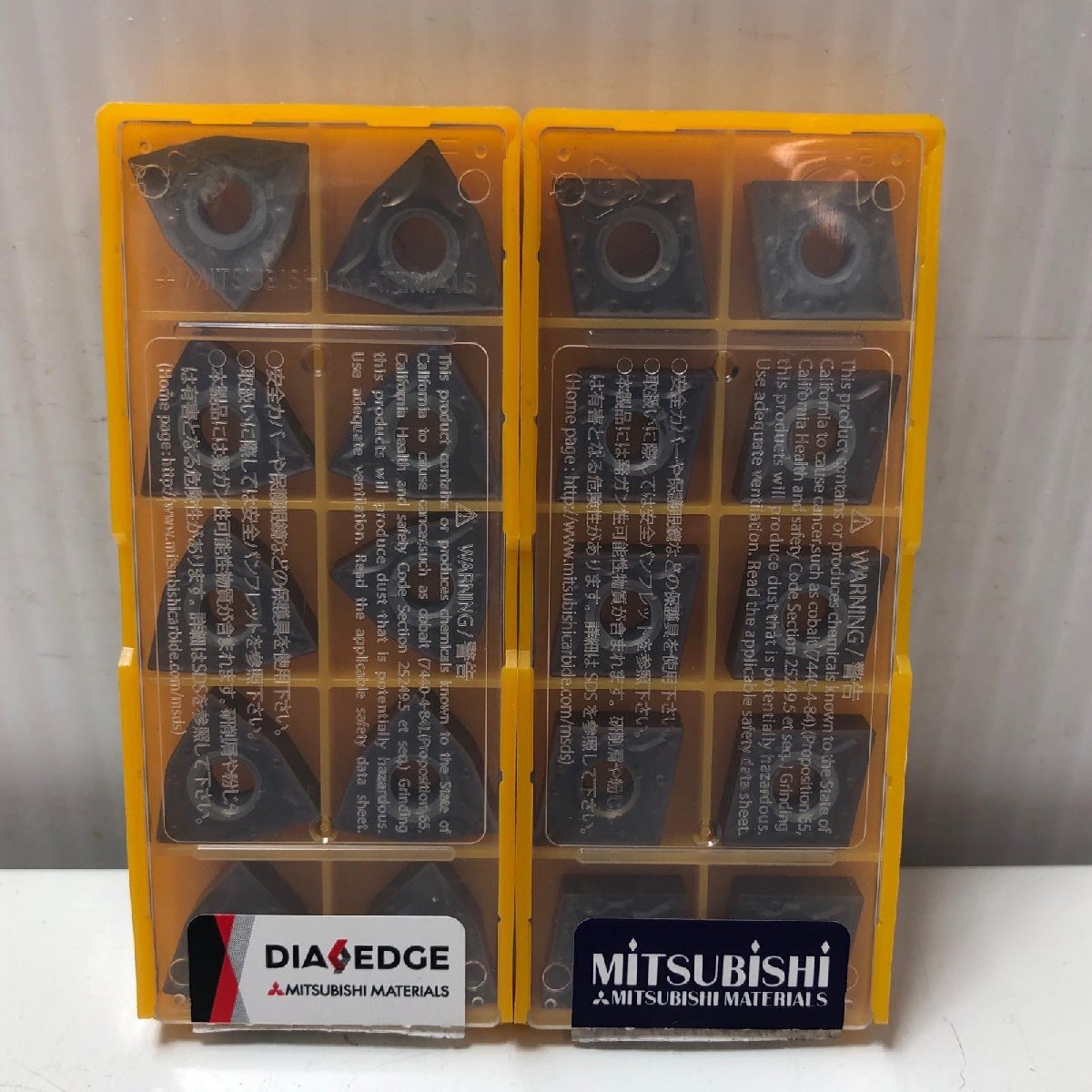 MITSUBISHI ねじ切りチップ 2セット 目立った傷や汚れなし拍卖