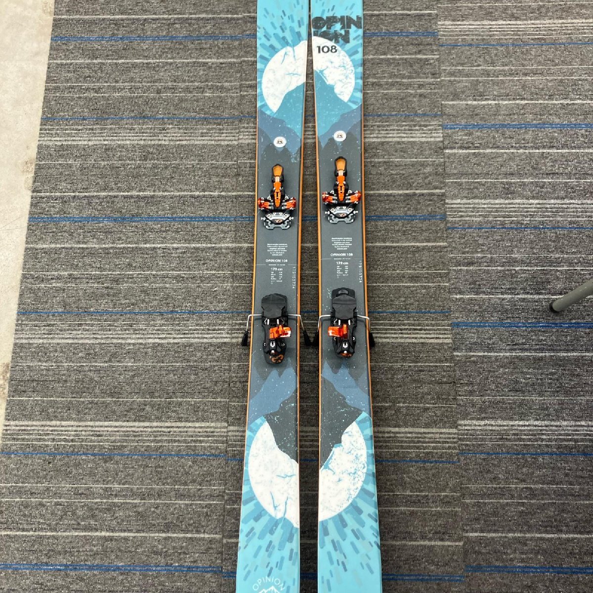 OPINION スキー OPINION 男女兼用 179cm ブルー ブルー やや傷や汚れあり拍卖