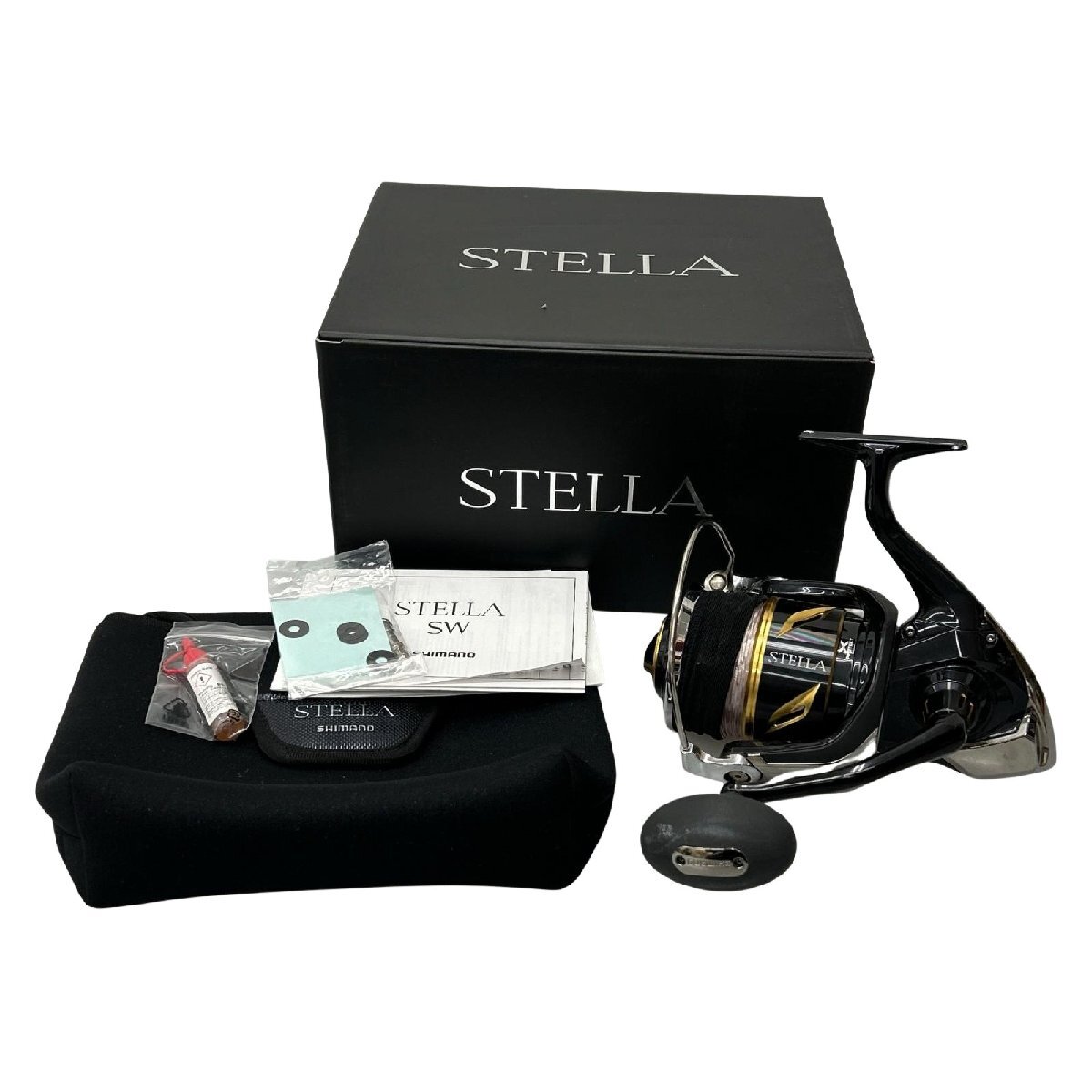 ▼▼ SHIMANO シマノ スピニングリール ステラSW18000HG 04080 箱付き やや傷や汚れあり拍卖