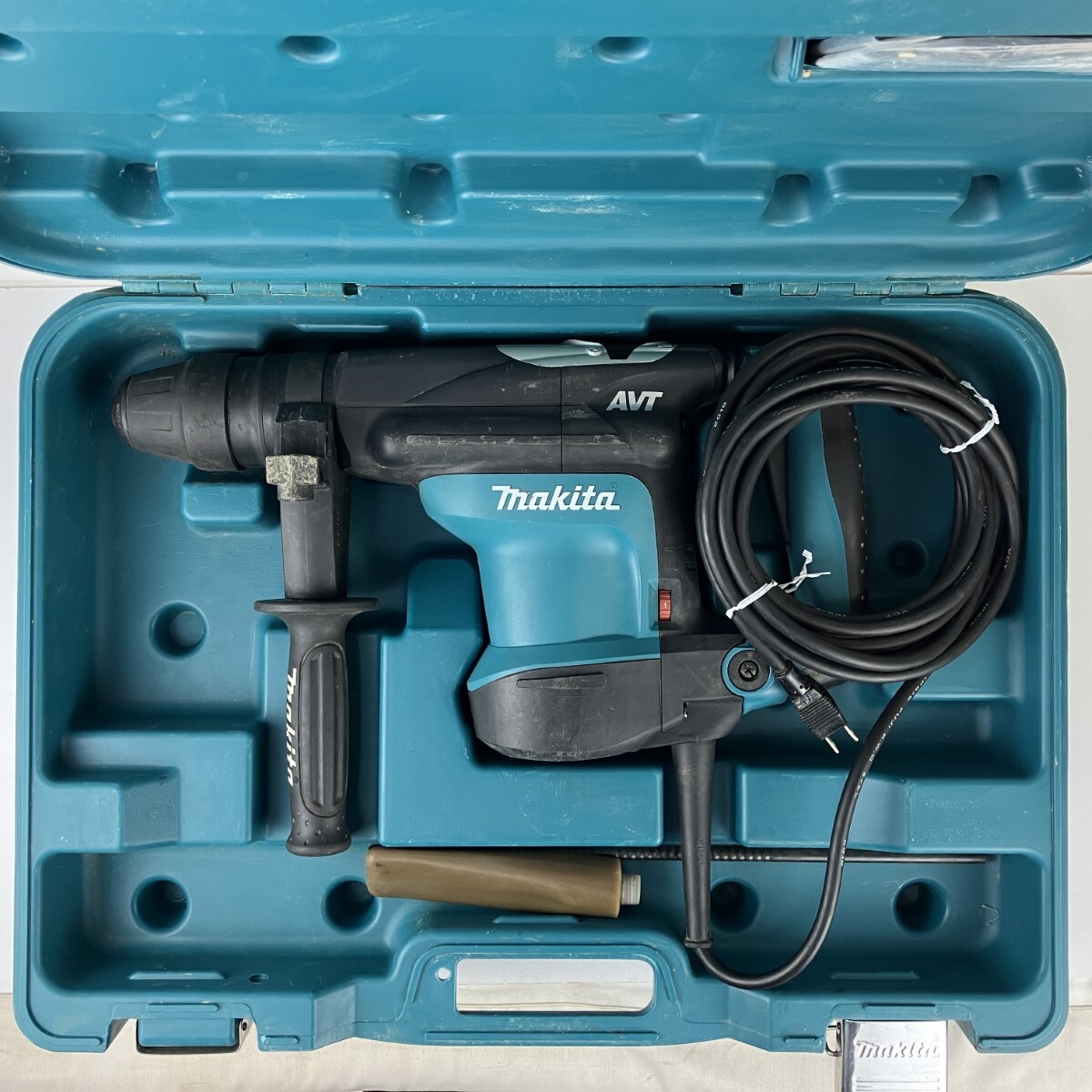 ЗЗ MAKITA マキタ 100v 35mm ハンマドリル 取説 ケース付 HR3541FC ブルー×ブラック 傷や汚れあり拍卖