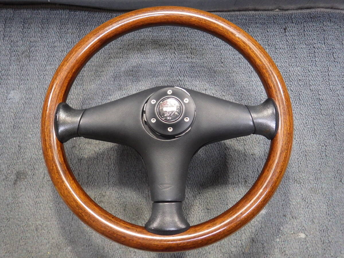 mira ミラ クラシック ミラクラシック L500S L500 L510S オプティ L300S 純正 MOMO ウッド レザー ステアリング 即決 拍卖