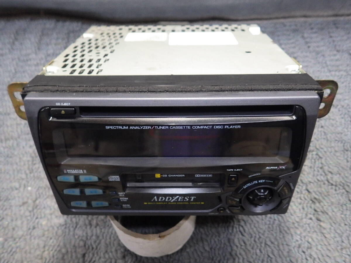 ADDZEST アゼスト CDカセットデッキ カーコンポ カーオーディオ PD-2247A JDM 希少 旧車 ネオクラシック 90年代 当時物 クラリオン 拍卖