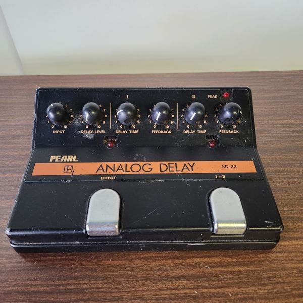 MZ-DW8 Pearl AD-33 Analog Delay 日本製 アナログディレイ 現状品 ビンテージ エフェクター拍卖