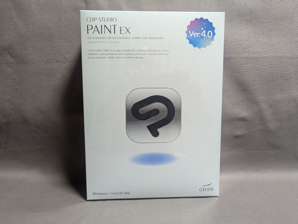 ■CLIP STUDIO PAINT(クリップスタジオペイント) EX ver.4.0 無期限版パッケージ【win/mac】■拍卖