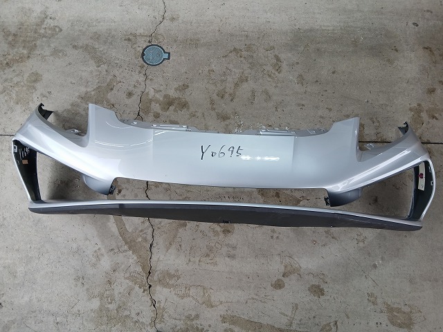 PORSCHE ポルシェ パナメーラ 976 純正 フロントバンパー 976807221 シルバー系 Y0695拍卖