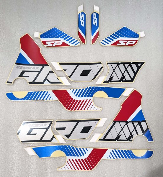 ★ホンダ純正 GROM用(2021~23年式)SPカラー デカール12点セット★カスタム★拍卖