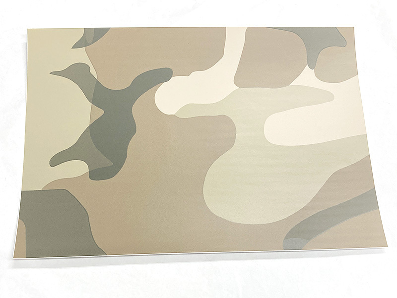 A4 カーラッピングシート 迷彩 茶 ベージュ系 (L) カモフラ ミリタリー ボム 米軍 カモフラージュ 迷彩柄 アーミー カスタム拍卖