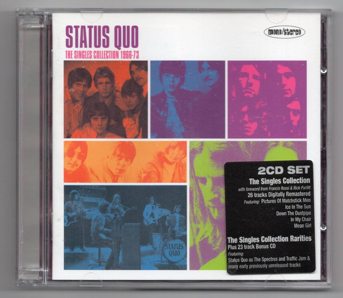 UK盤2枚組★STATUS QUO:THE SINGLES COLLECTION 1966-73★ステイタス・クォーのシングル&レア曲コレクション拍卖