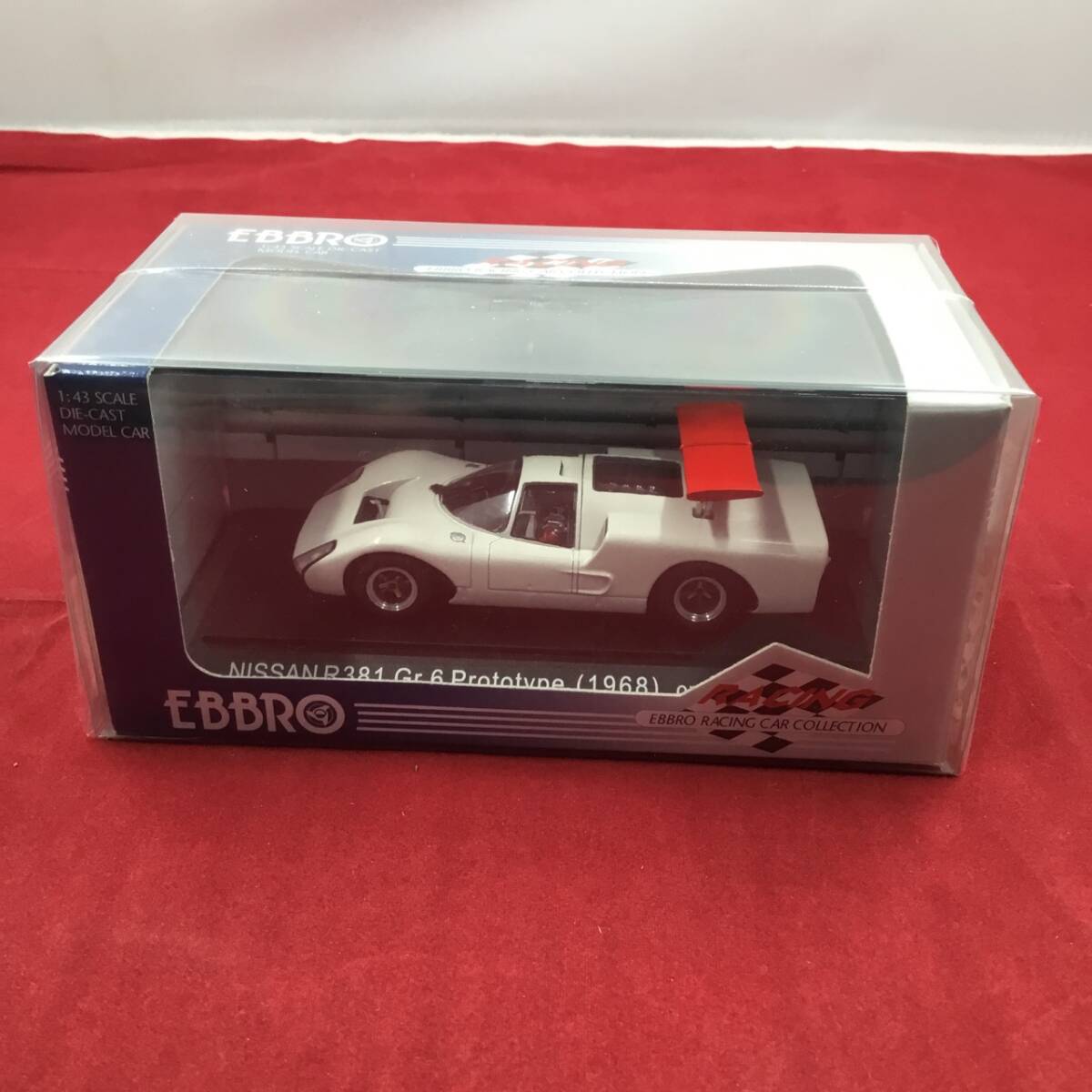 EBBRO エブロ エブロ レーシングカー コレクション 日産 R381 白 GROUP 6 PROTOTYPE 1968拍卖