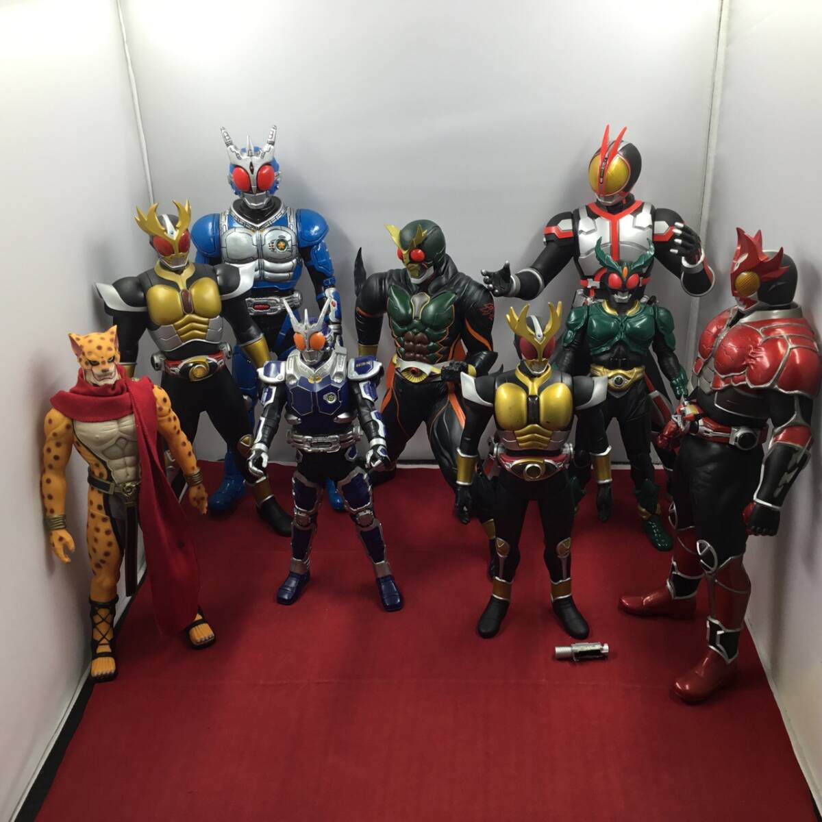 バンダイ 仮面ライダーアギト ビッグソフビフィギュア アギト G3 ギルス アナザーアギト ジャガーロード まとめて 9個 現状品 おまけ付き拍卖