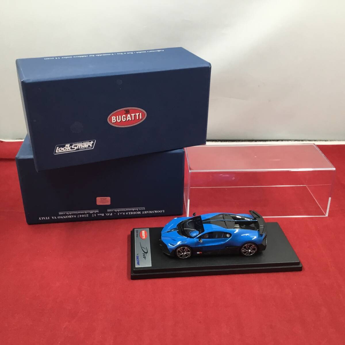 LookSmart 1/43 BUGATTI Divo French Racing Blue Glossy ブガッティ ディーボ レーシング ブルー グロッシー LS497D 未使用品 美品拍卖