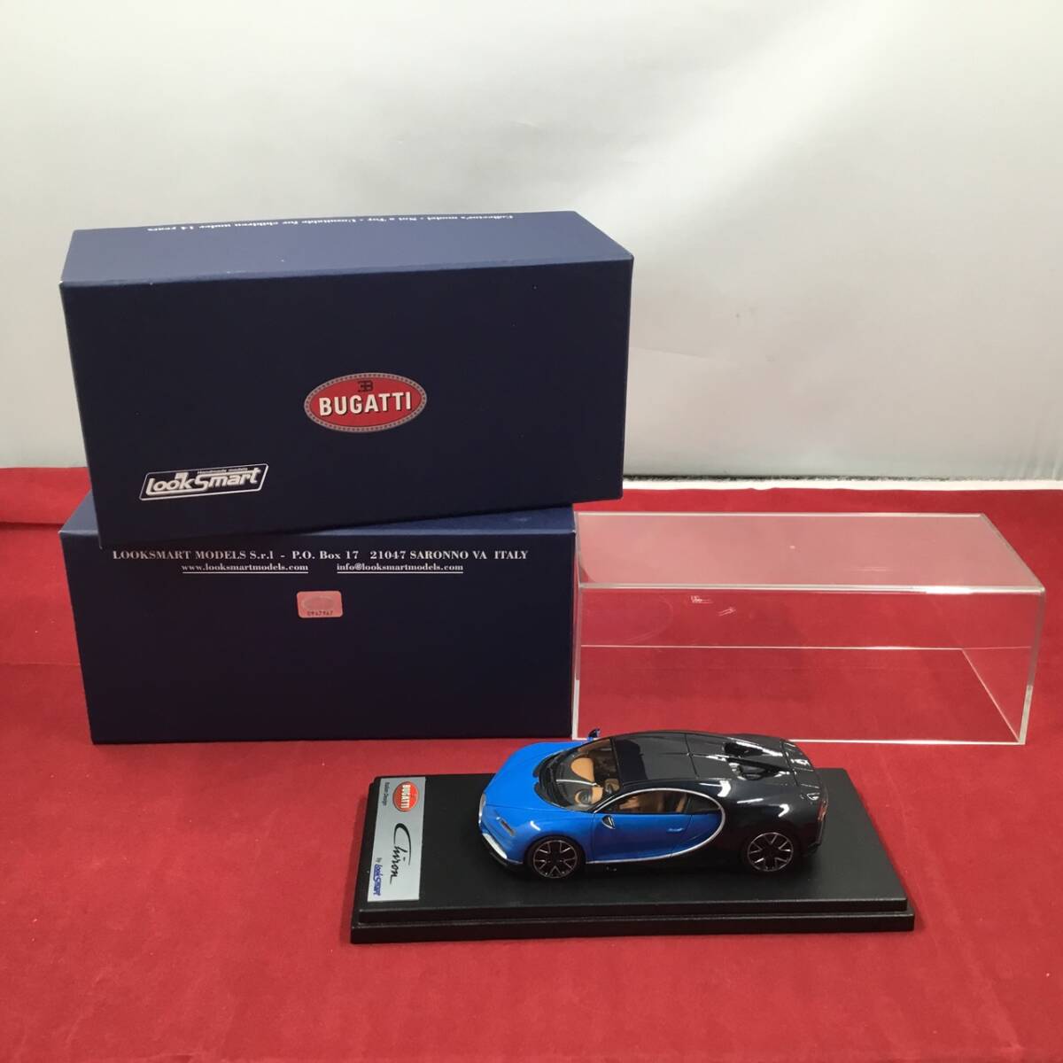 LookSmart 1/43 BUGATTI Chiron GenevaMotorshow Le Patron ブガッティ シロン ジュネーブモーターショー 2016 ル・パトロン LS459A 未使用拍卖