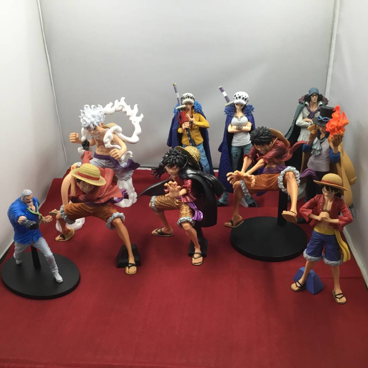 バンプレスト ワンピース ONEPIECE KING OF ARTIST Grandista ルフィ ギア5 トラファルガー・ロー サボ プライズ品 まとめて 10点 中古品拍卖