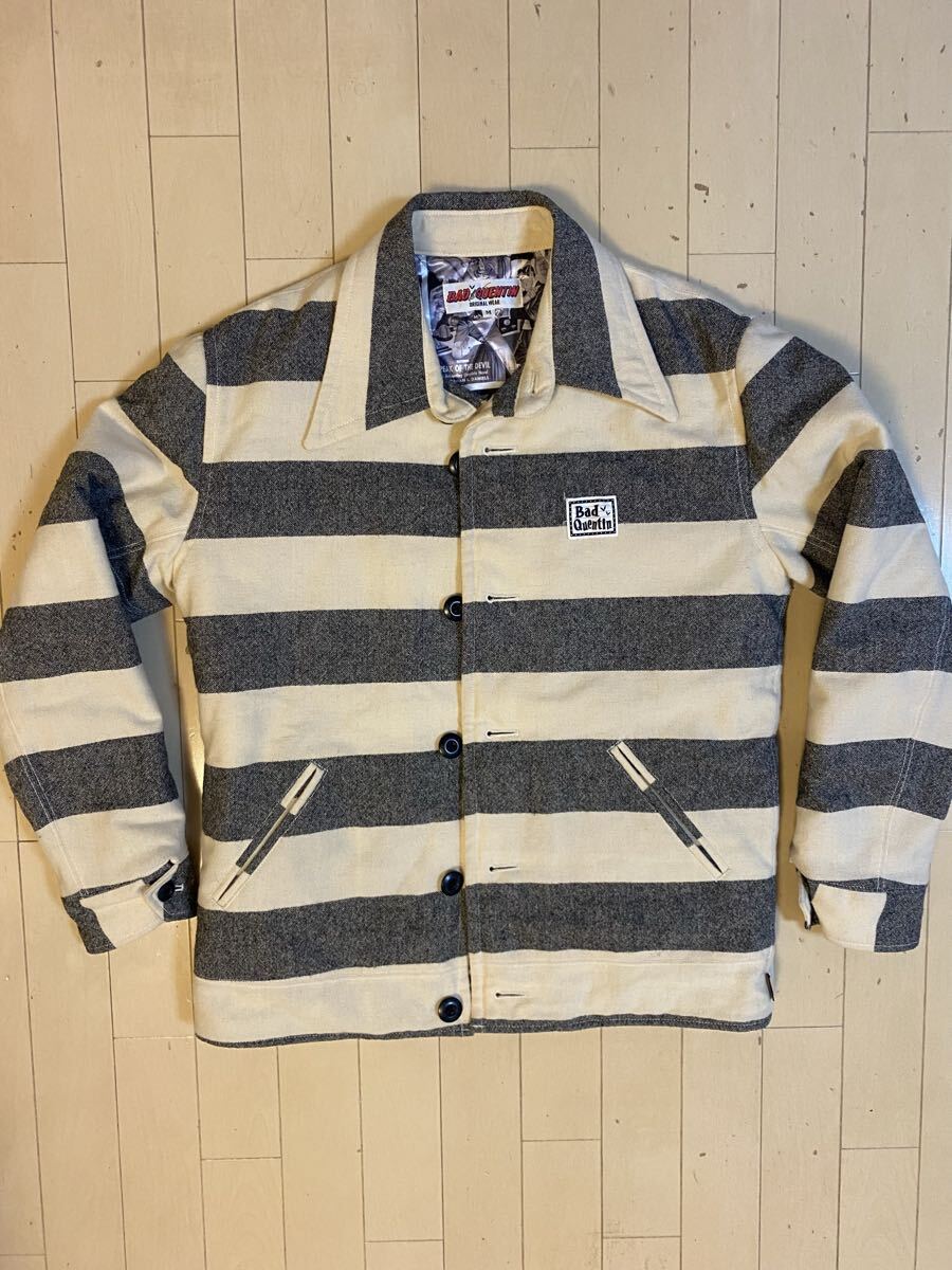 BAD QUENTIN バッドクエンティン シャツジャケット Mサイズ拍卖