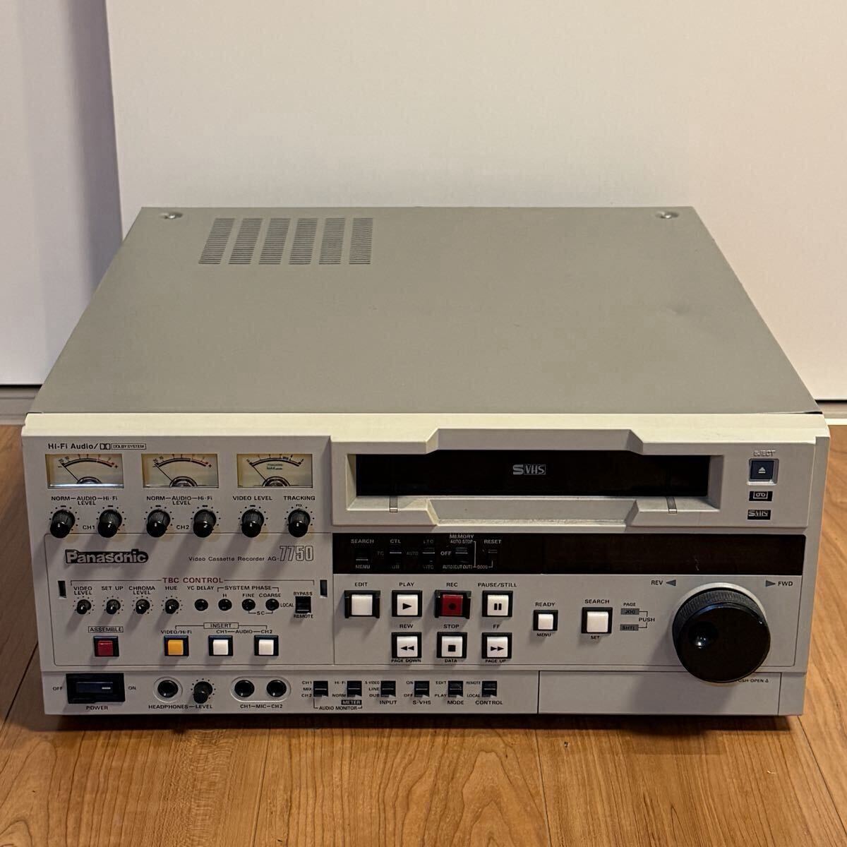 Panasonic パナソニック ビデオ カセットレコーダー AG-7750 業務用 ビデオデッキ S-VHS 拍卖