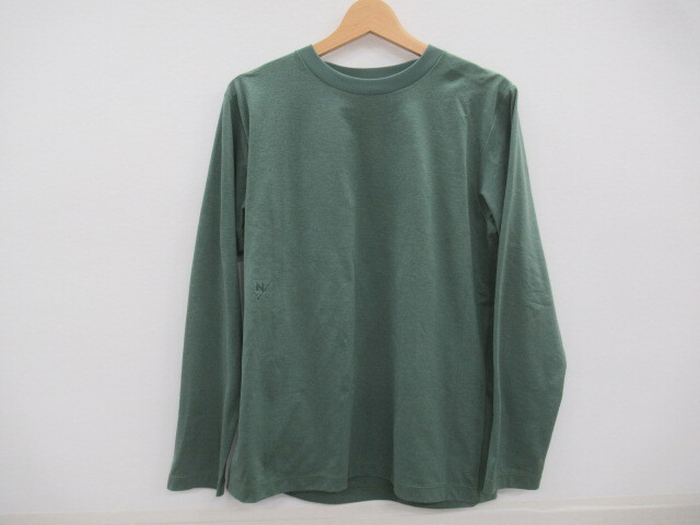 【美品】NEUTRALWORKS. ハエ/ロングスリーブスモールロゴクルー 登山 039509004拍卖