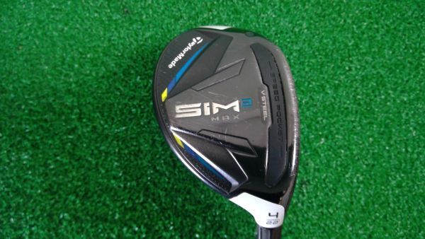 【勇者の味方】TaylorMade ユーティリティ SIM2 MAX 4番 22° TENSEI BLUE TM60 S /0465拍卖