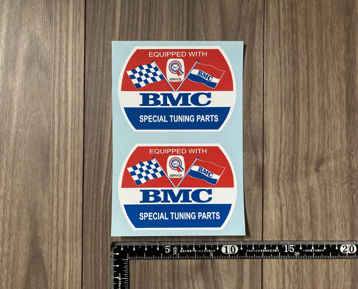 送料無料 BMC Special Tuning Barrel カッティング ステッカー ペアセット 102mm x 72mm拍卖