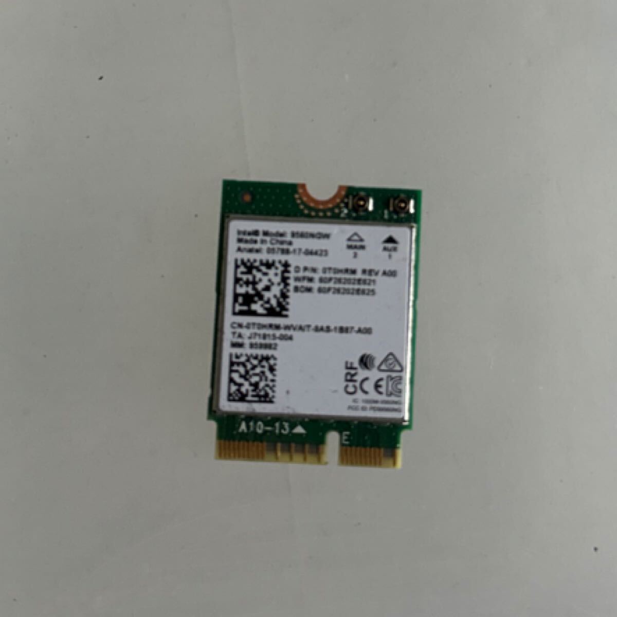 (Q107)Intel無線LAN Bluetooth Wi-Fiカード9560NGW拍卖
