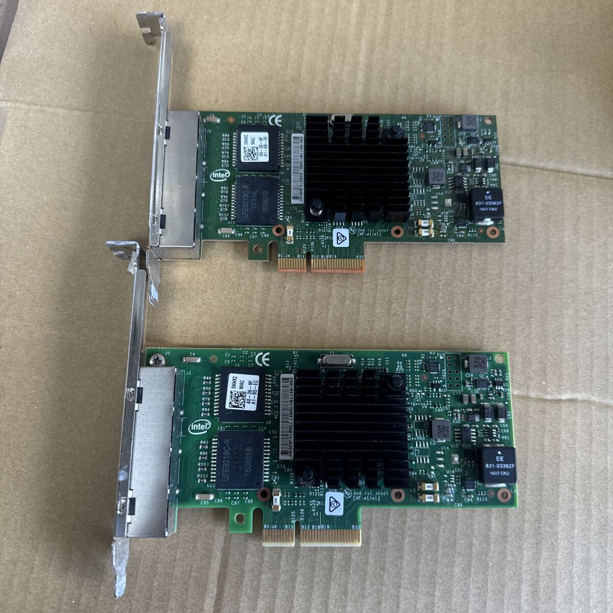 (T-410)KCC-REM-CPU-G13021 Intel 4-Port 2枚セット拍卖