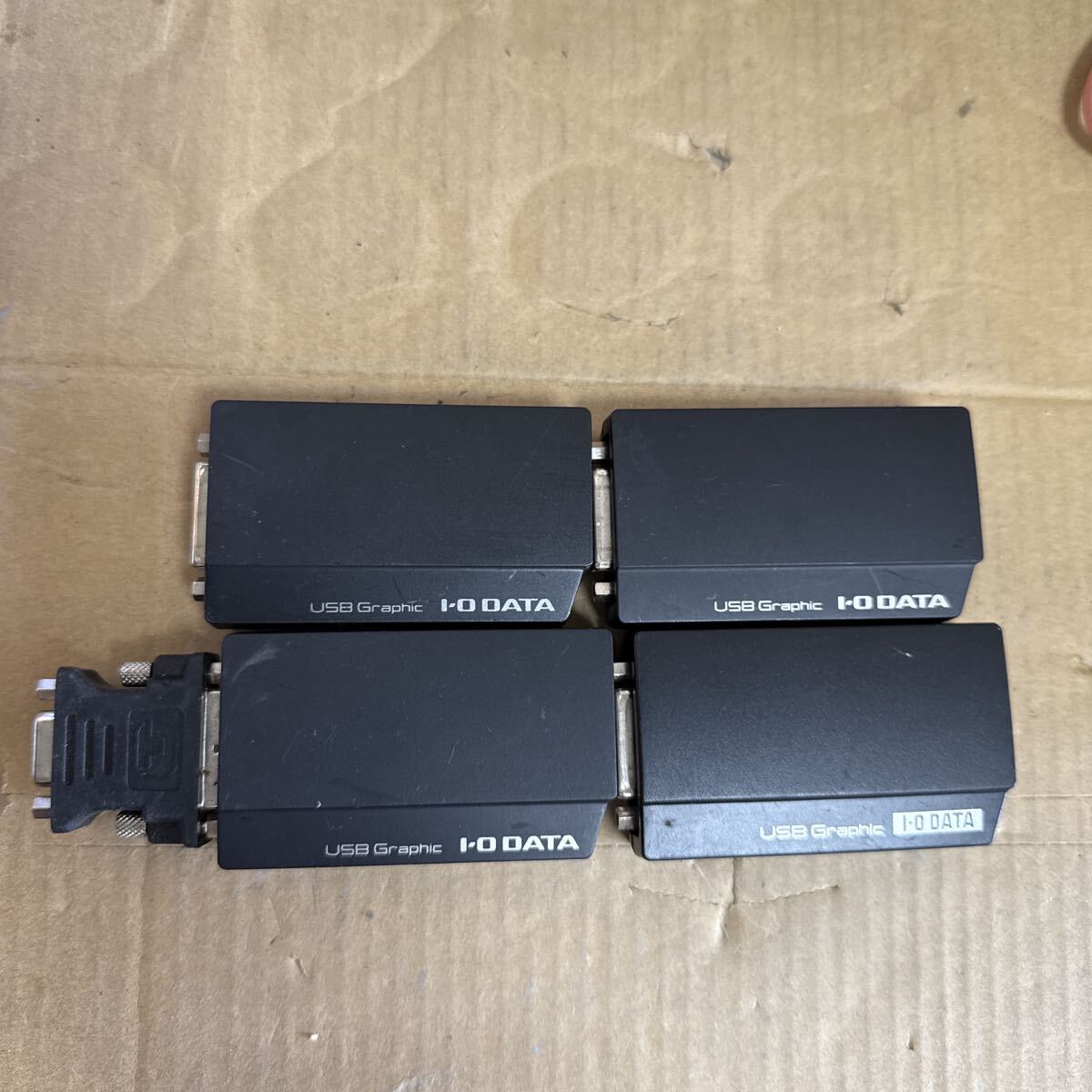(T-50)IO DATA ディスプレイ増設アダプター USB-RGB/D2x4個 中古美品拍卖