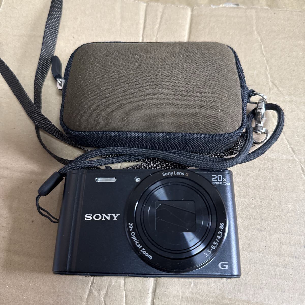 (1)SONY ソニー デジタルカメラ Cyber-shot DSC-WX300 ケース付き 拍卖