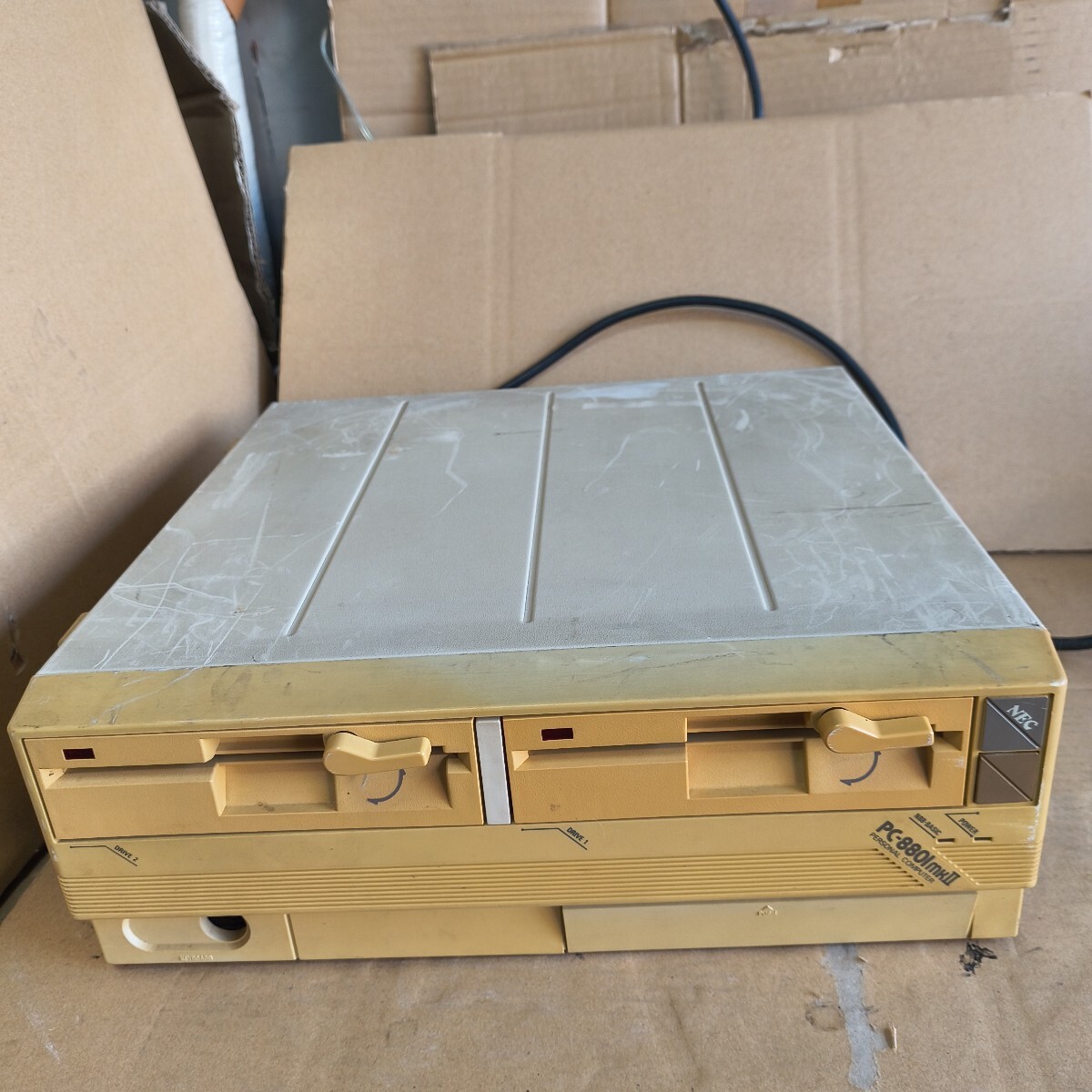 (Q-46)NEC PC-8801MKⅡ パーソナルコンピュータ デスクトップ 日本電気 中古 ジャンク品拍卖