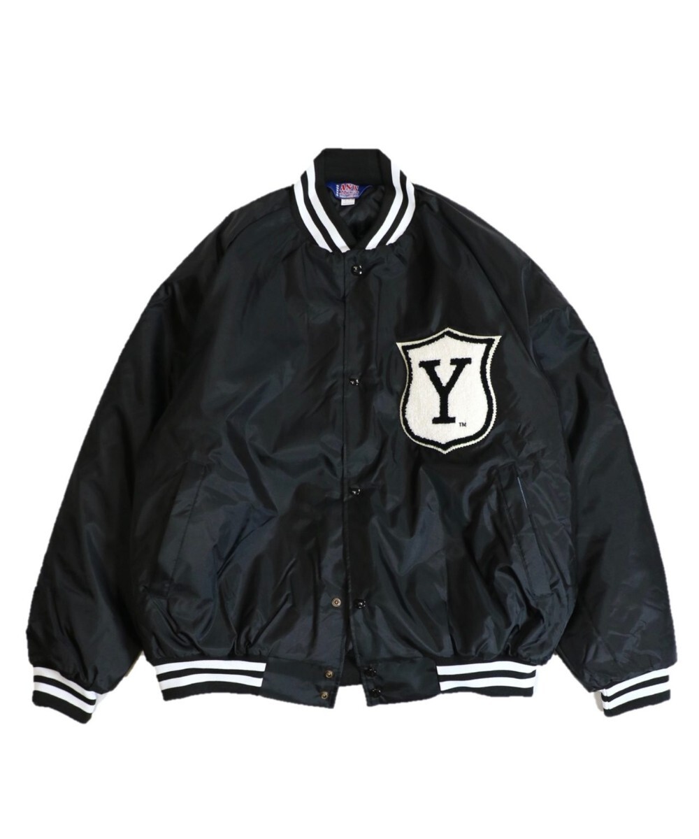 イェール大学 メンズ スタジャン【XL】新品タグ付き YALE STADIUM JACKET サニースポーツ ナイロン ジャンバー ジャケット ハンサム・ダン拍卖
