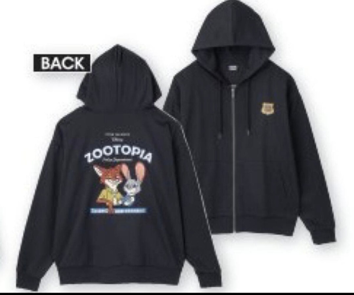 即決 ズートピア メンズジップアップパーカー【3L】新品タグ付き ディズニー スウェット トレーナー拍卖