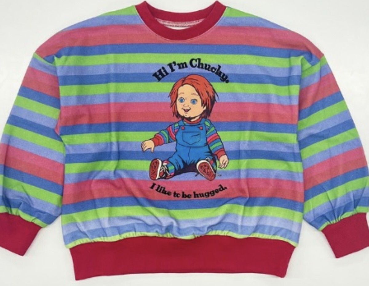 即決 チャイルド・プレイ キッズトレーナー【120】新品タグ付き チャッキー CHUCKY Child's Play スウェット拍卖