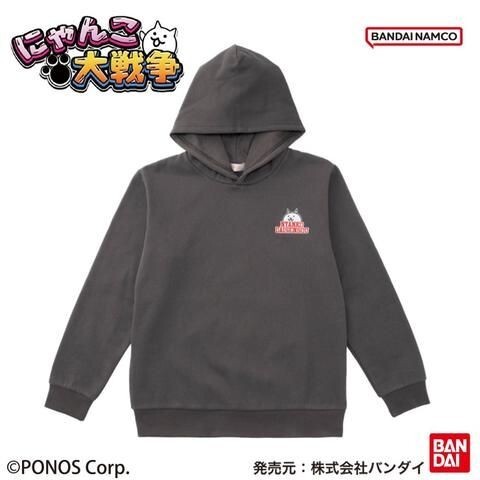 即決 にゃんこ大戦争 キッズ裏起毛プルオーバーパーカー【130】新品タグ付き スウェット トレーナー拍卖