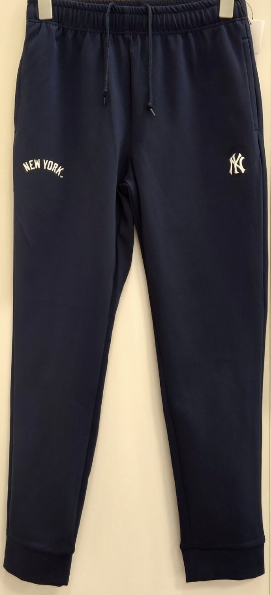 即決 MLB ニューヨーク・ヤンキース メンズスウェットパンツ【L】新品タグ付き ロングパンツ ネイビー拍卖