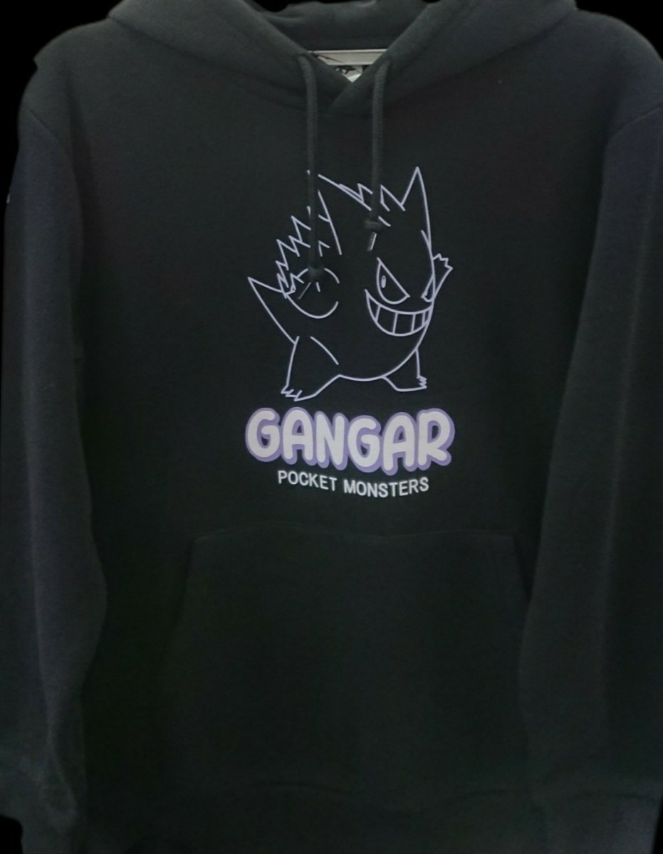 即決 ポケットモンスター ゲンガー メンズ裏起毛プルオーバーパーカー【L】新品タグ付き ポケモン スウェット拍卖