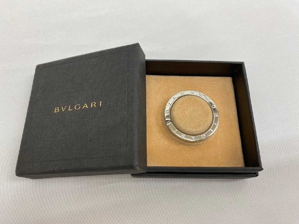 ◇◇ BVLGARI ブルガリ ビーゼロワン キーリング ネックレストップ シルバー アクセサリー STARLING SILVER 925 ケース入り ◇◇拍卖