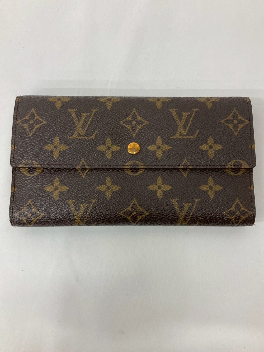 ◎ LOUIS VUITTON ルイヴィトン モノグラム ポルトトレゾール インターナショナル 三つ折り 長財布 M61215 ◎拍卖