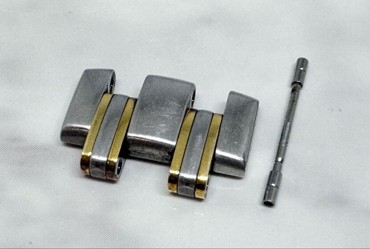 OMEGA オメガ シーマスター用 コンビ コマ 駒 幅18mm パーツ 時計部品 時計ブレス ベルト 純正品拍卖