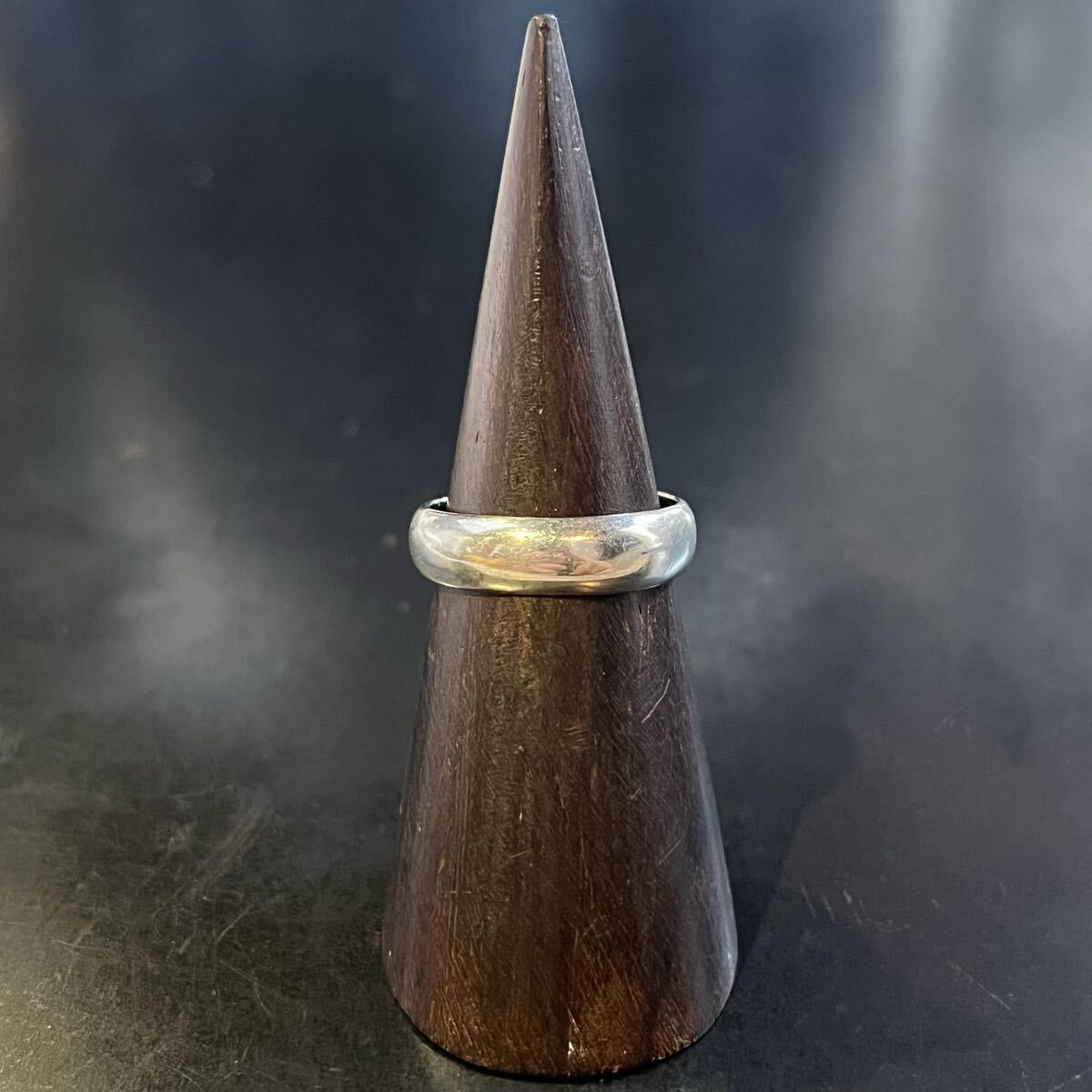 SILVER925 PLAIN ROUND DESIGN RING/シルバー/リング拍卖