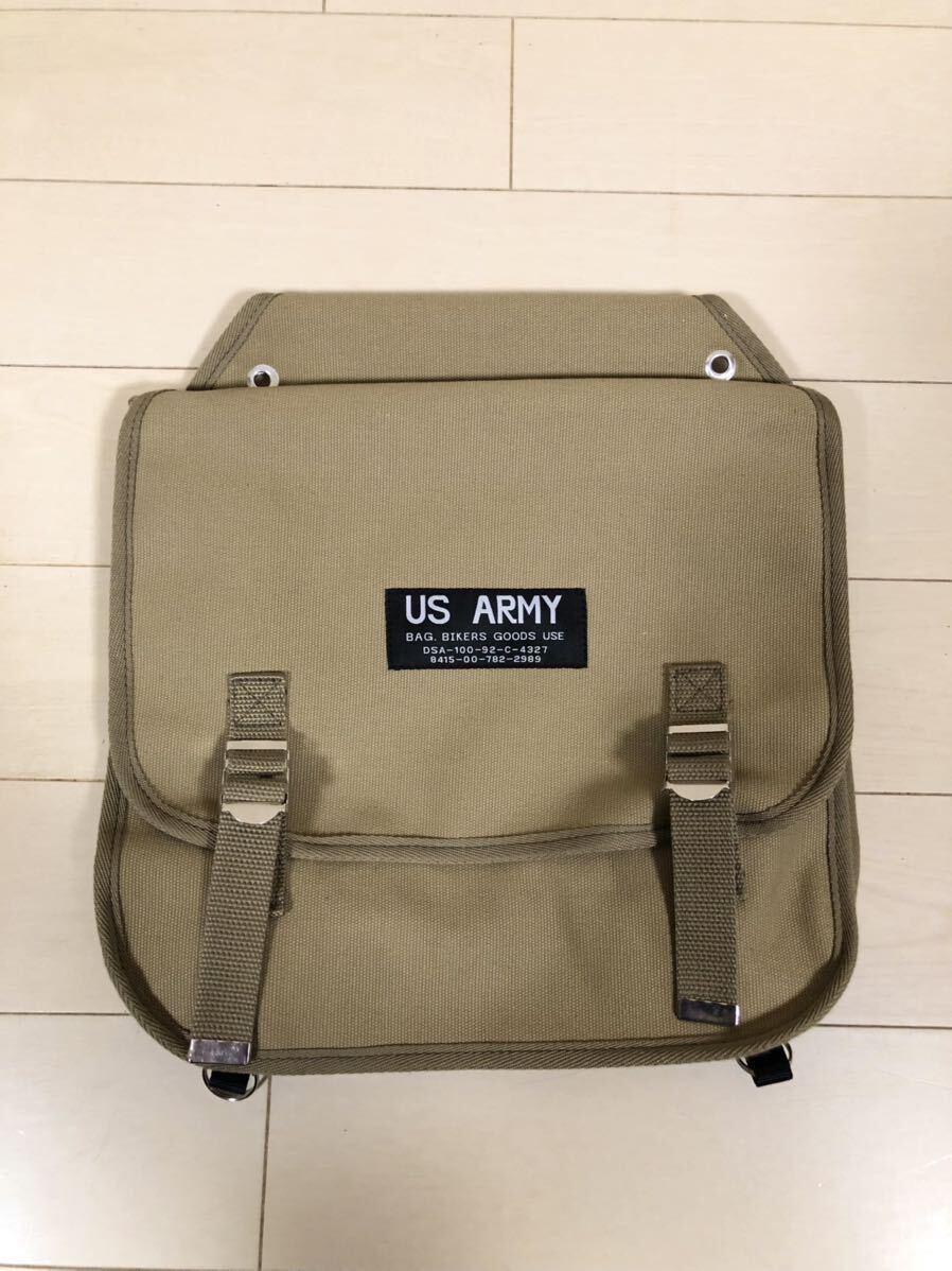 US ARMY USアーミー アーミーバッグ アーミーバック サイドバッグ 立花 サドルバッグ ツーリングバッグ Z1 Z2 CB カブ 旧車 当時拍卖
